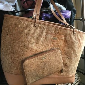 Thirty one cork purse and matching wallet